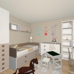 Dormitorio infantil Muebles Gascón tonos crema
