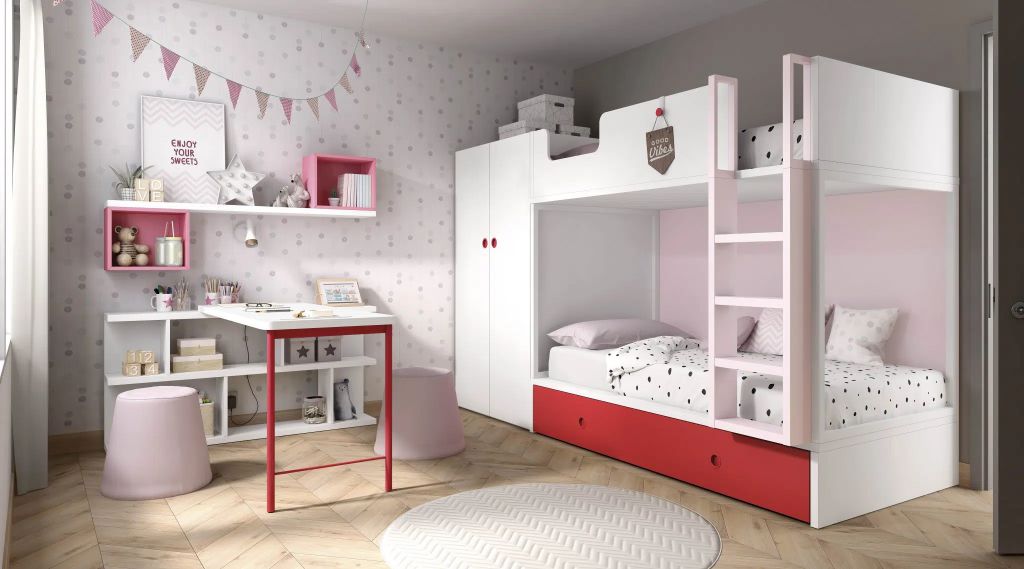 Ideas habitaciones infantiles pequeñas 